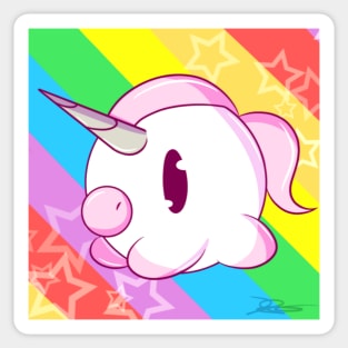 Chubby Unicorn Sticker